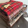 Autumn and winter warm scarf British Christmas plaid red scarf for couples and couples to increase shawl scarf