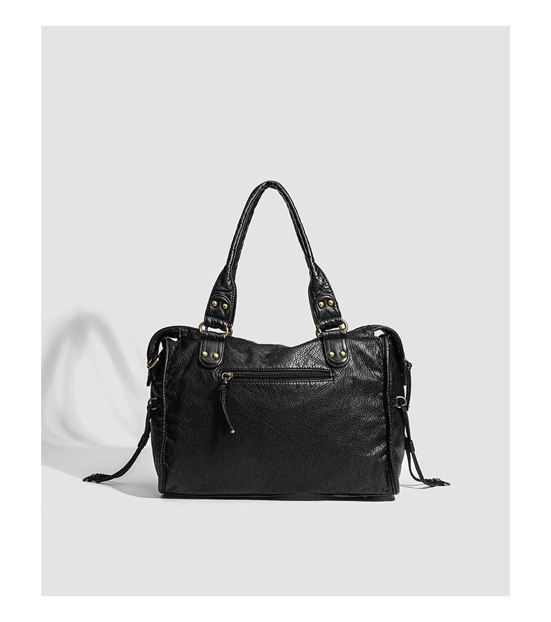 2025 Franse Retro Dames Wassen Crossbody Tote en Schoudertas met Grote Capaciteit