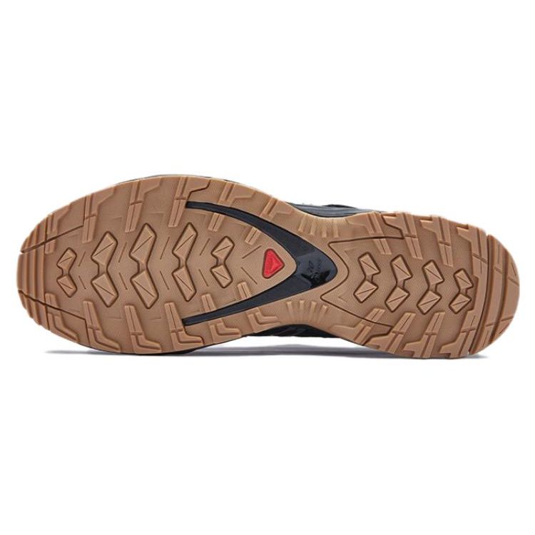 SALOMON XA Pro 3D Suede Comfortable Versatile Shock Absorbing Non-Slip Low-Top Running Shoes Unisex Running Shoes Black Ebony 472433