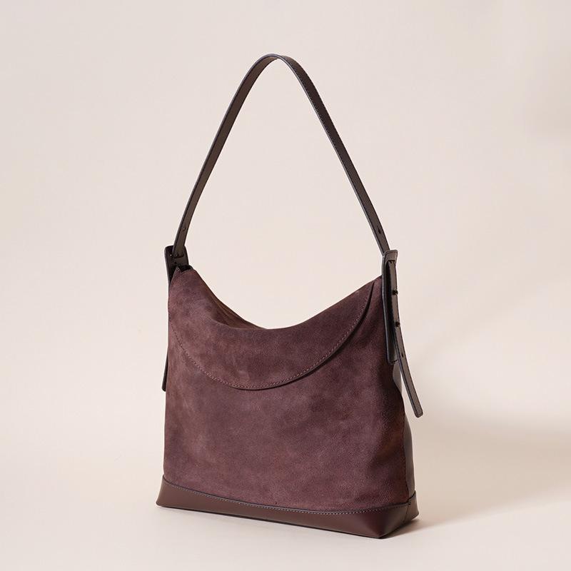 Spring and Summer Women's Bag, Large-capacity Single-shoulder Bag, Women's Retro Commuting Single-shoulder Bag, Matte Crossbody Tote Bag