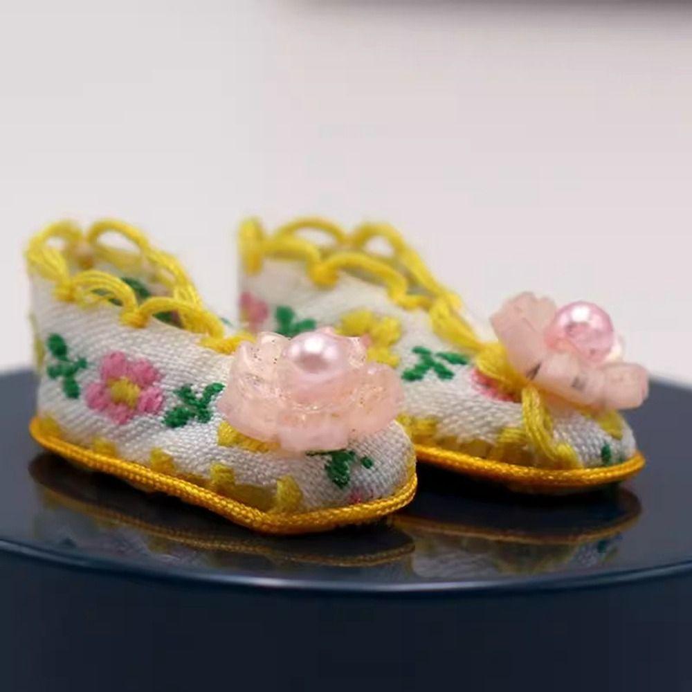 30cm Doll Ancient Shoes Quality Princess Flower Shoes  1/6 Doll Accessories/30cm Doll