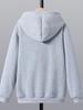 Patterned music-themed headphones, sporty and casual; stylish long-sleeved hoodie, boys' autumn/winter new sweatshirt.