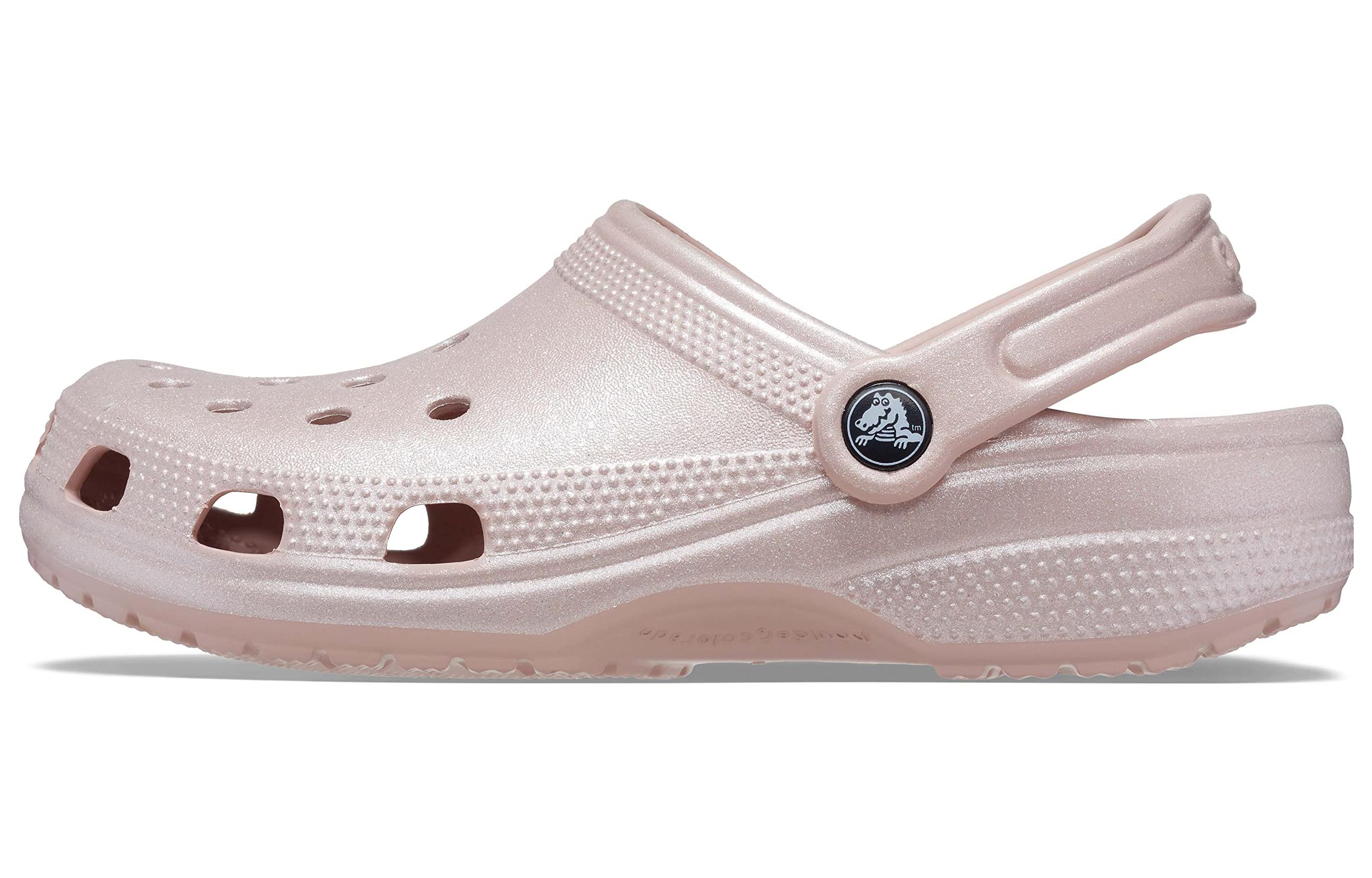 Crocs Classic Shimmer Clogs  Pink  2085866TY 36-37