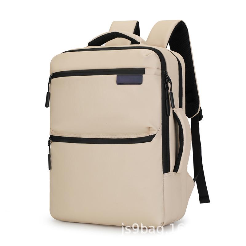 Schoolbag Anti-splashing backpack Simple business backpack Premium sense travel computer bag Wholesale air cushion strap