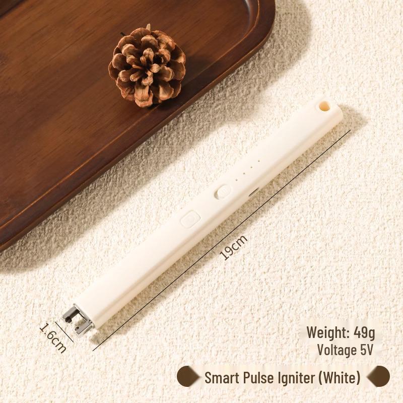 Rechargeable Long-Handle Aroma Pulse Electronic Gas Stove Lighter