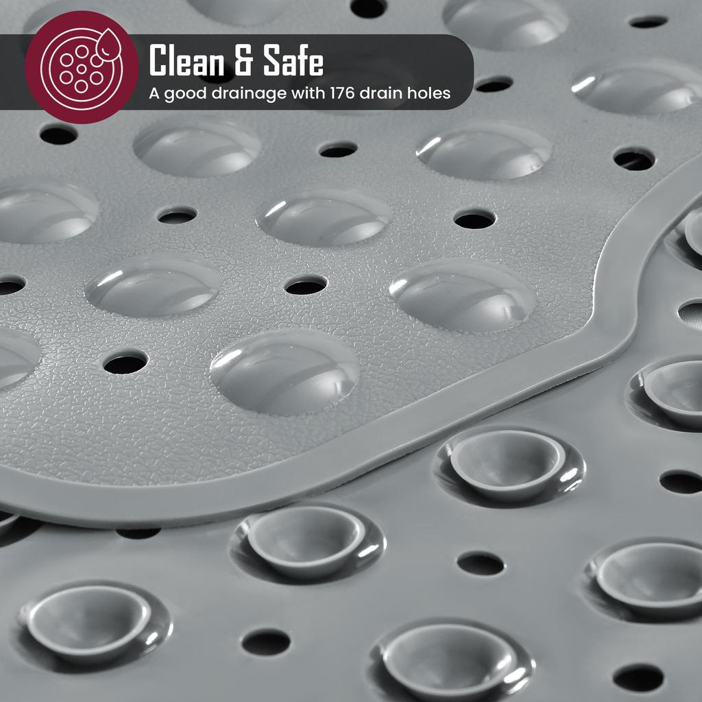 Bathtub Mat – Bath Mats for Bathroom Non Slip – Available In 5 Colors – Comfortable Bathing Experience