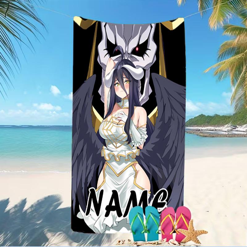 Customizable Personalized Beach Towels Overlord Themed designs.Suitable for the Beach, Yoga, Sports;ideal As Beach Accessories