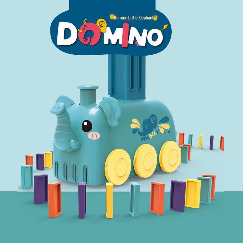 Electric Domino Train Set for Toddlers: Fun & Educational Building Blocks Toy