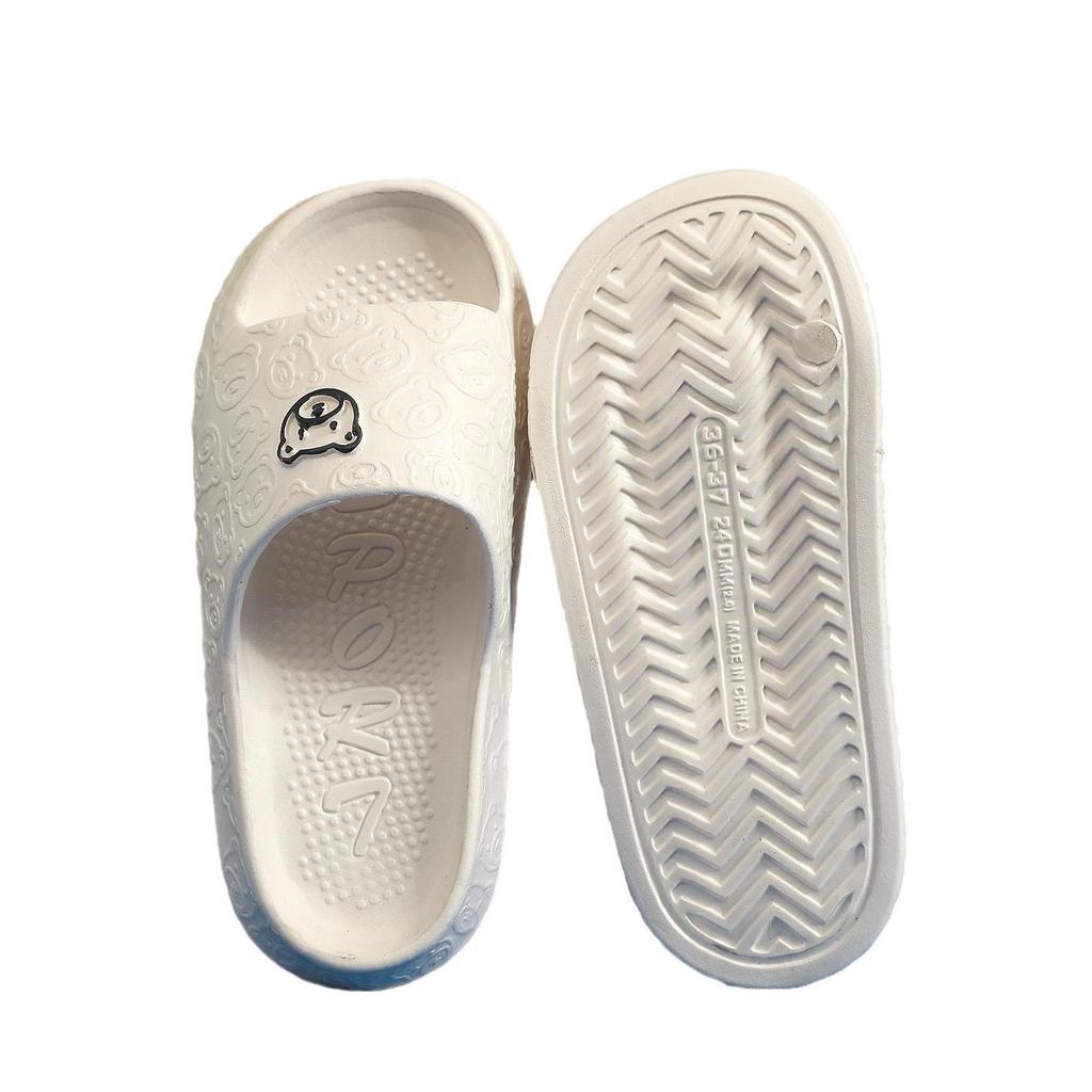 Zesílené EVA pantofle pro páry s protiskluzovou podrážkou pro domácí a koupelnové použití