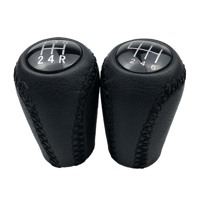 5/6 Speed Leather Gear Shift Knob Lever For Mazda 3 BK BL 5 CR CW 6 II GH CX-7 ER MX-5 NC III 2005 2006 2007 2008 2009 2010 2011