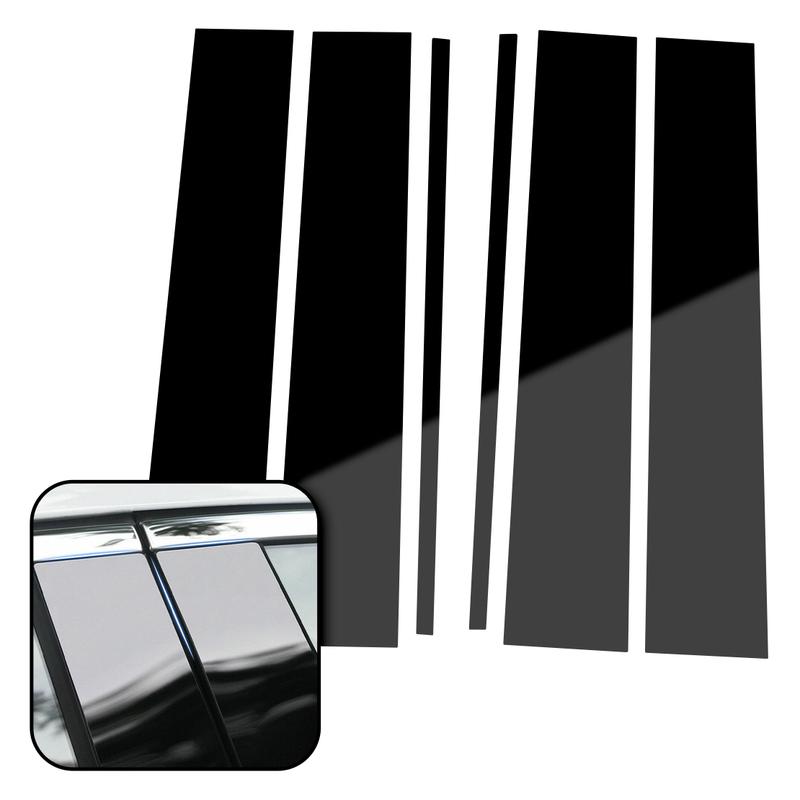 

1 Комплект Накладки на Стойки Дверей Автомобиля Подходят для Chevrolet Tahoe GMC Yukon 2015-2017 2018 Глянцевый Черный Поликарбонат