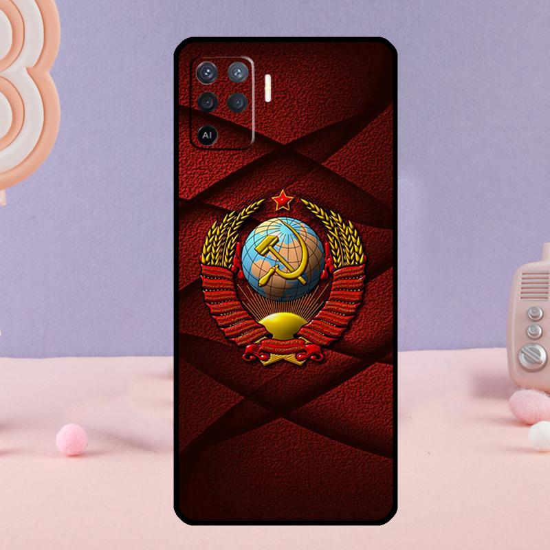 

Coat Of Arms Russian CCCP Flag Phone Case For Oppo A38 A18 A58 A78 A98 A79 A40 A60 A80 A16 A76 A96 A15 A74 A94 A54 A77 A17 OPPO A57s