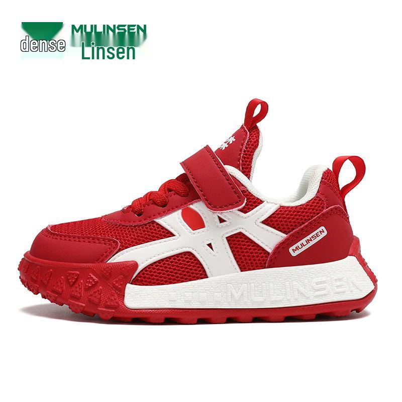 2026 Spring/Autumn Lightweight Girls' Mesh Breathable Running Shoes for Medium and Large Children
