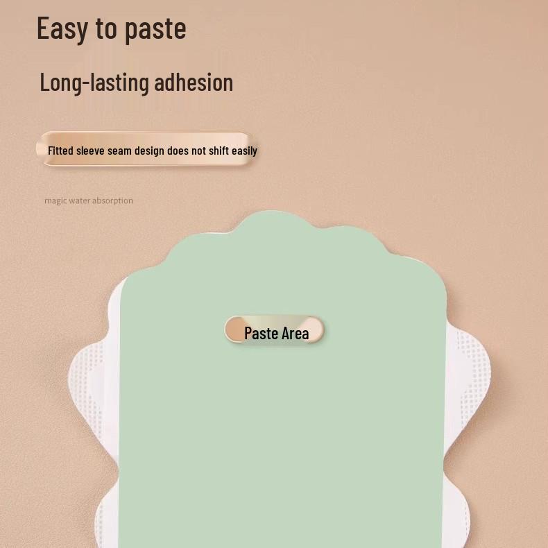 Cool Summer Invisible Underarm Sweat Pads – Lightweight, Breathable, and Antiperspirant Deodorant Stickers