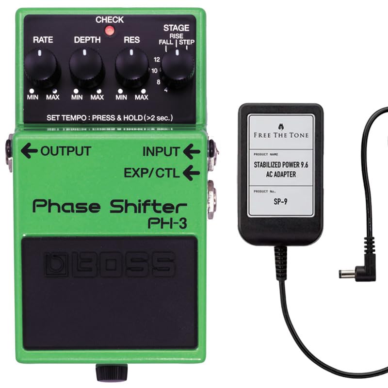 

BOSS Phase Shifter Phaser AC адаптер FREE THE TONE комплект PH-3 + SP-9