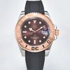 New Men's Mechanical Watch Silicone Belt Automatic Movement Fashion Business Waterproof Mechanical Watch High-end Men's Watch