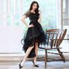 Banquet Evening Dress Dress 1011 New Graduation Season Dress Temperament Black Suspender Annual Meeting Host Dress Women