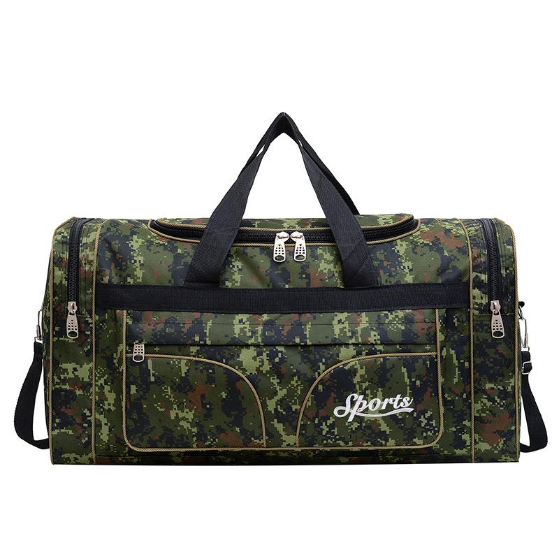 

Outdoor Large Capacity Travel Bag Shoulder Bag Crossbody Fitness Bag Luggage Bag зелений