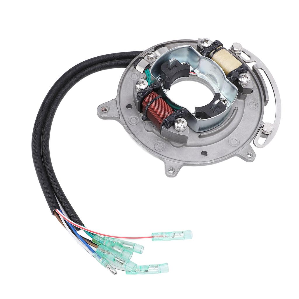 Bootsmotoren Zündspulenbasis Baugruppe Aluminium Eisen Verbessern die Startleistung 69P 85560 00 für 2-Takt 25 30 PS Außenbordmotor