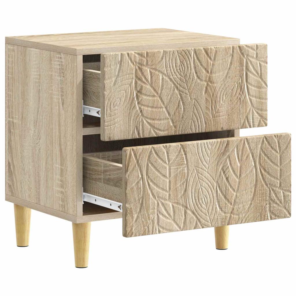 Nightstand Sonoma Oak 43 x 34.5 x 48 cm Particleboard