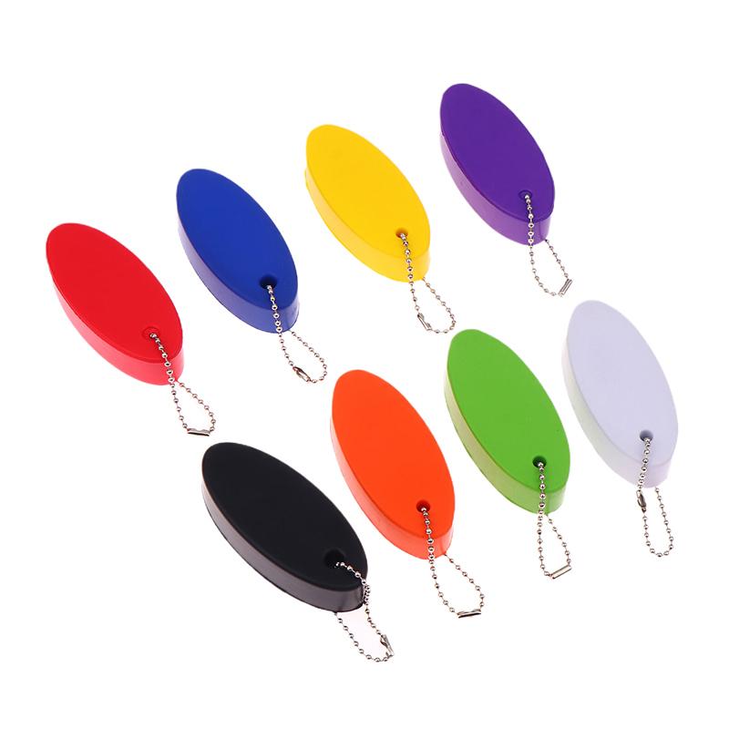 Oval Foam Floating Buoyant Keychain For Water Sports Marine Boat Swimming Kayak Rafting Key Canoe Keyring Surf Accessory
