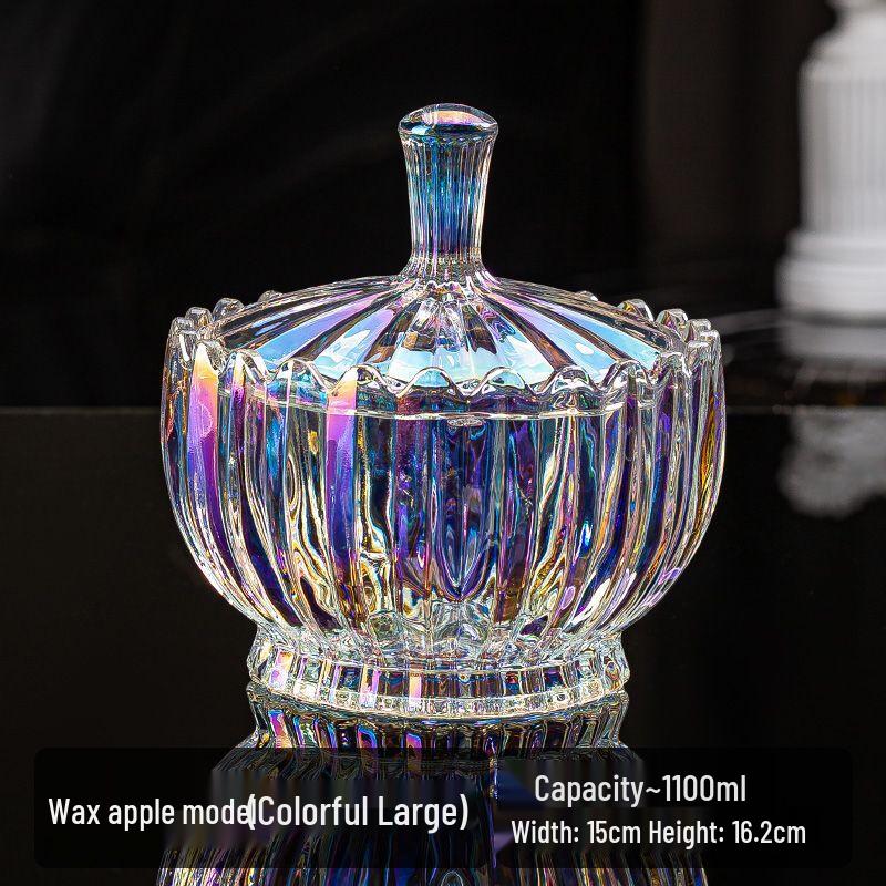 Qianxing Colorful Glass Storage Jar Set