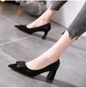 Women's Fashion Black Elegant High Heels 2025 Summer New Party Women's Office Comfortable Soft Soled Shoes Zapatillas De Mujer
