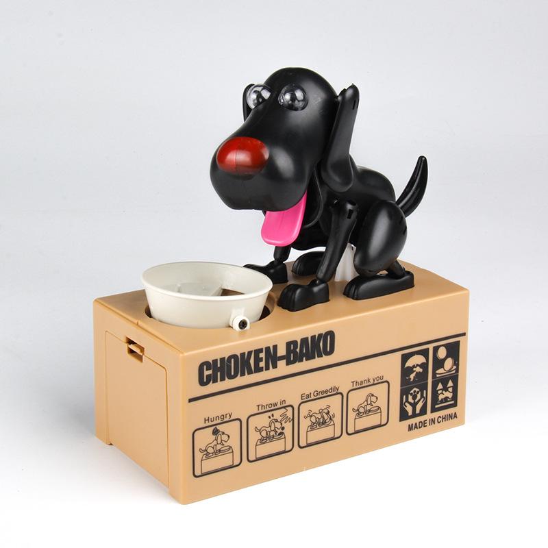 Creative Electric Cartoon Money-Eating Dog Piggy Bank - Lucky Dog Children's Birthday Gift