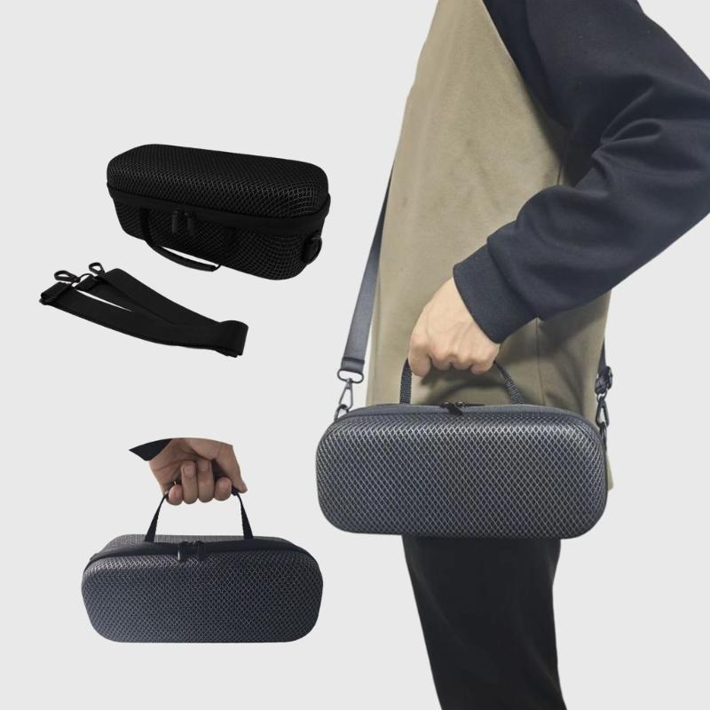 Scratch Resistant Protective Case For Sound Party Wireless Speaker With Breathable Sound Holes Double Carry Option