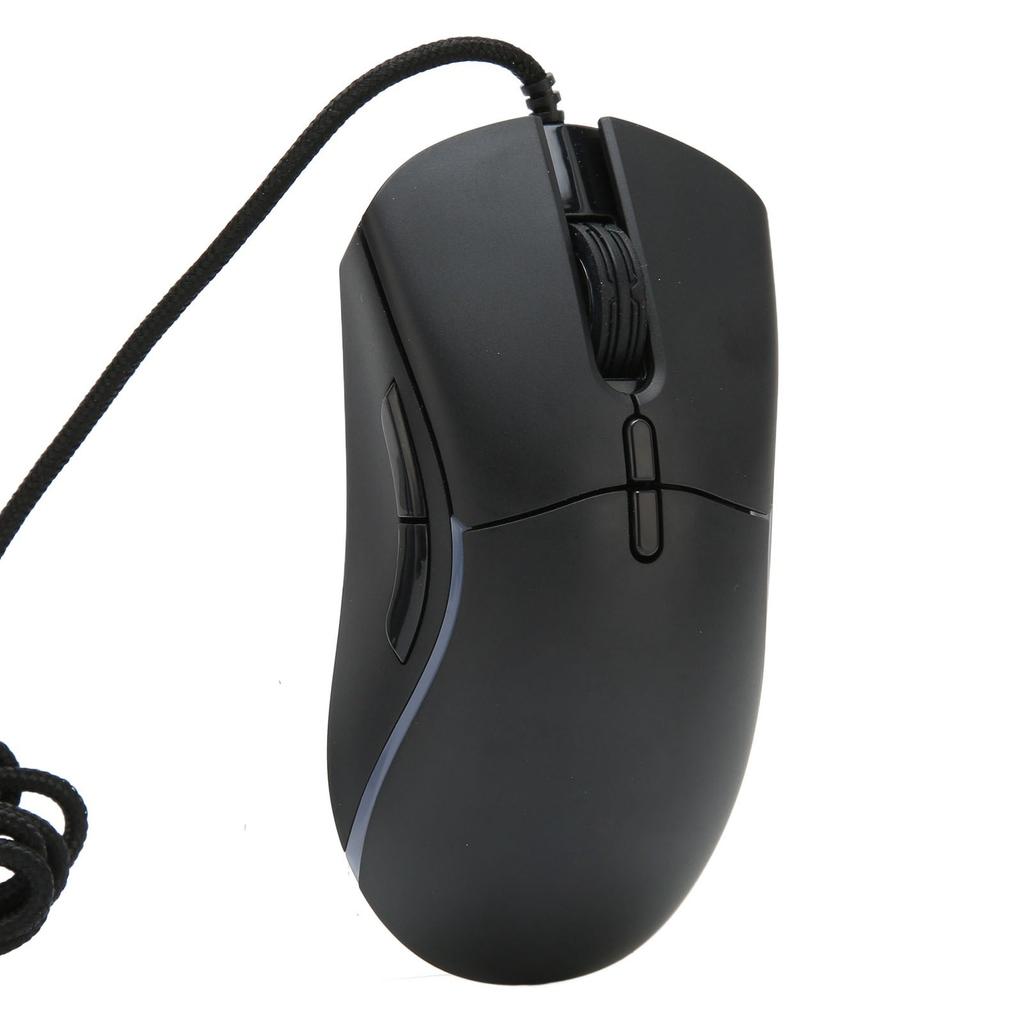 Gaming Mouse Maximum 12800 DPI RGB Backlit Lightweight Ergonomic Stable Accurate Wired Mouse for Desktop Laptop