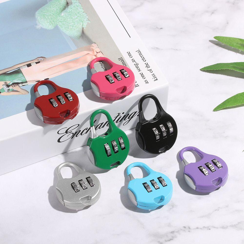 Gym Luggage Diary Protector Locker Case Supply 3 Digit Dial Padlock Password Lock Security Tool