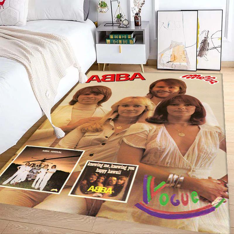 ABBA Ikonisches Musik-Erbe Teppichbodenmatten Wohnzimmer- und Schlafzimmer-Matten Badezimmer-Matte Kunst Mode