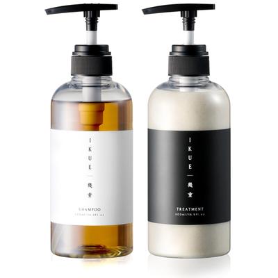 IKUE Ikuju Shampoo White Lily 500ml For Frizzy and Dry and Hypoallergenic Formula & Treatment, Scent, Set, Salon-Quality Hair, Salon-Quality,