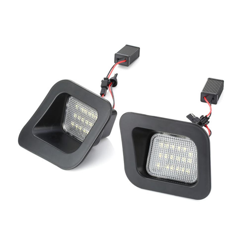 

2 шт. светодиодный светильник для номерного знака 6500K, светильник для бирки, дымчатая линза, светодиодная лампа для номерного знака автомобиля, 12 В для Dodge RAM 1500 2500 3500 2003-2018