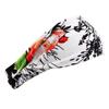 Women Floral Print Stretch Headband Wide Fabric Hair Band Soft Elastic Yoga Sports Hair Wrap