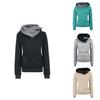 Stylish Women's Hooded Pullover Coat Tops Perfect For Autumn And Winter Seasons