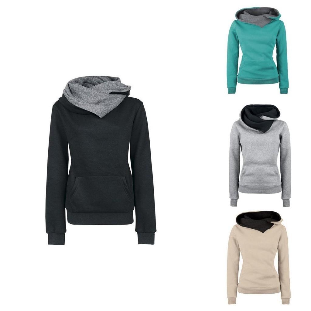 Stylish Women's Hooded Pullover Coat Tops Perfect For Autumn And Winter Seasons
