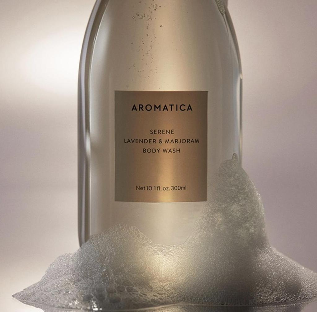 AROMATICA Serene Body Wash Lavender Marjoram Hydrating Cleanser 300ml