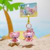 Summer Stitch Beach Keychain With Bell Design For Kids And Gift Collectors