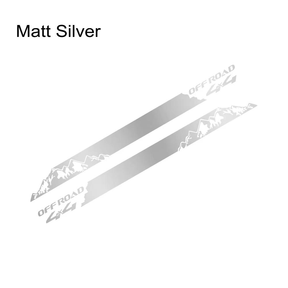 Car Mountain Styling Stickers Pickup Door Side Decals Truck Graphics 4X4 Off Road Custom Vinyl Decor Cover Auto Accessories