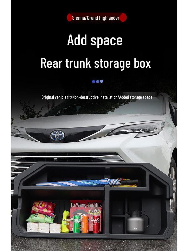 Toyota Sienna Trunk Organizer Storage Box