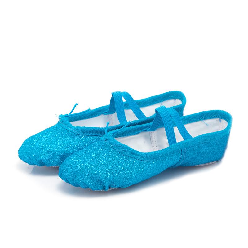 Bühnen-Tanzschuhe, Bauchtanz mit weicher Sohle, Volkstanz, Helle Katzenpfoten-Schuhe, Ballett-Aufführungsschuhe