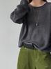 Autumn Korean Fluffy Women's Sweater - Soft, Loose, Round Neck Knit in Lazy Fashion Style