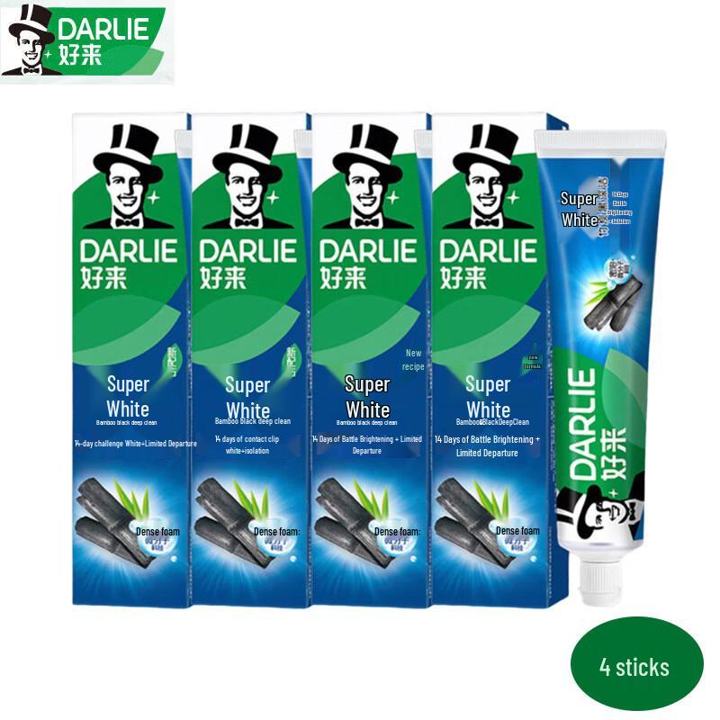 

Зубная паста Darlie Ultra White с бамбуковым углем для глубокой очистки (4x90г)