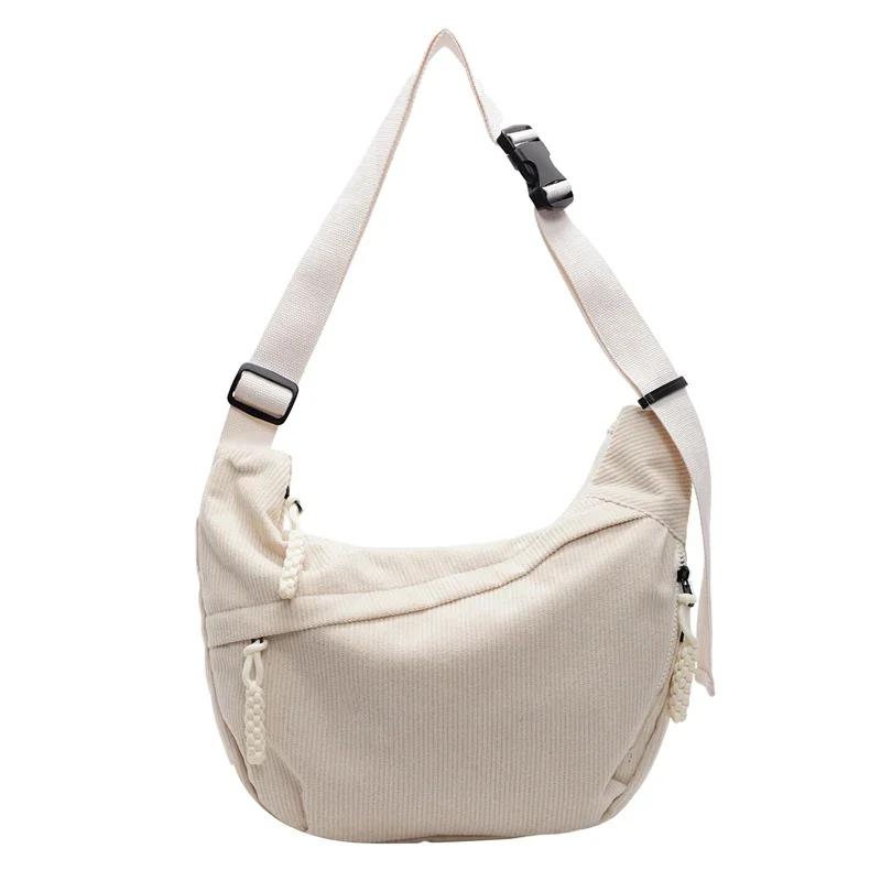 

Women S Velvet Shoulder Bag New Fashion Crossbody Large Capacity Simple Travel Student Class Shoulder Bag Premium