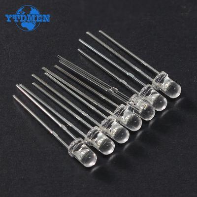 50/100pcs Ultra Bright 3mm Led Light Emitting Diode F3 Transparent LED Lamp Orange Yellow White Green Red Blue DIY Kit