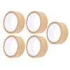 5 Pcs Masking Tape 35mmx20m Easy Tearing Water Proof Writable Painters Tape for Wall Auto House Painting
