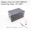 Digital Thermometer AC 220V  for Pt100 3 Wire  Pt 100 Temperature Indicator Red LED 5135H Thermal Display Range -50 to 400°C