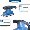 Dongcheng Orbital Sander CN plug (adapter included)