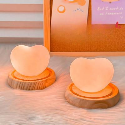Heart-shaped Night Light Bedroom Decoration Atmosphere Light GiftDesktop Ornament